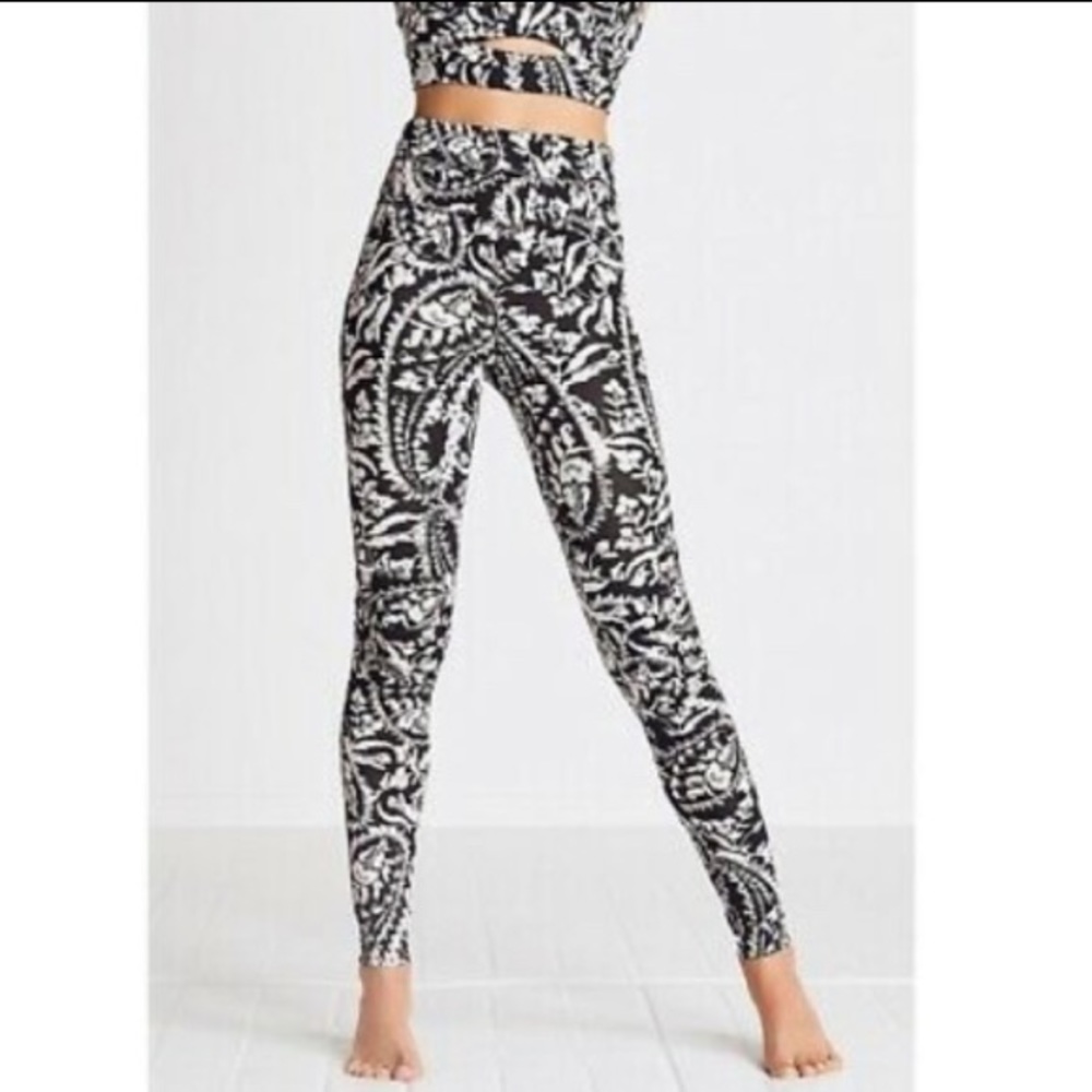 FREE PEOPLE MOVEMENT CITY SLICKER MOTO PRINTED